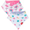 Nuby Bandana Bibs 2 Pack, Girl Assortment