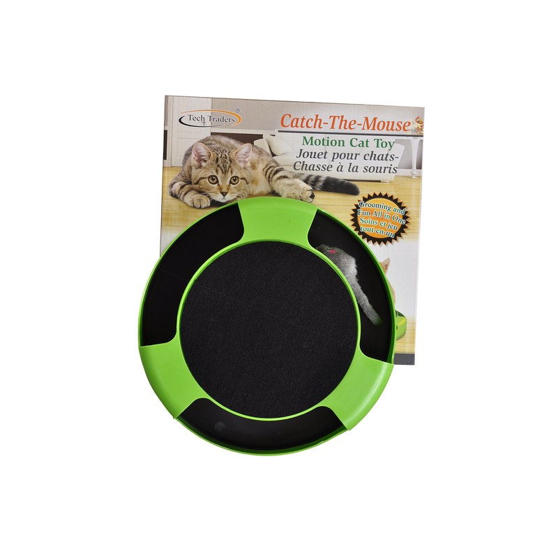 Tech Traders ® Cat Kitten Catch the Mouse Plush Moving