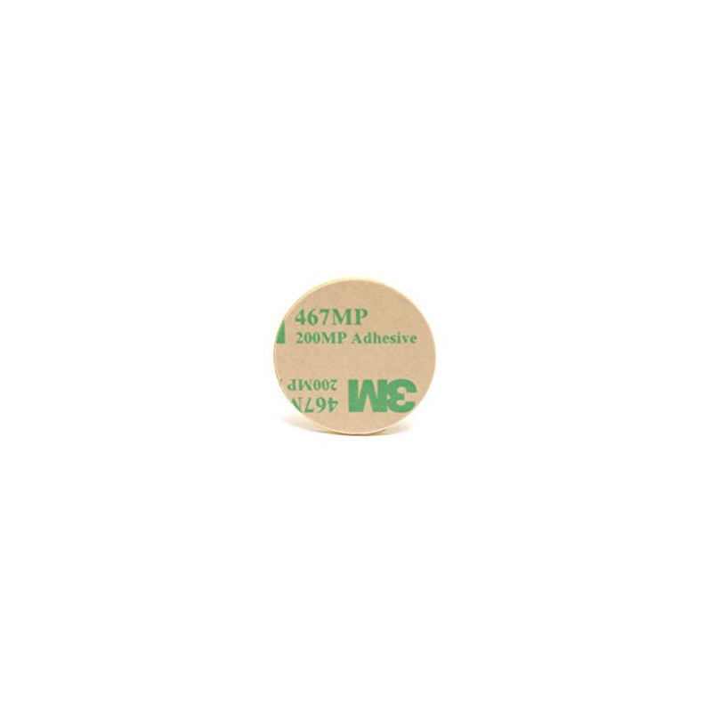 NFC PVC Coin On Metal NTAG 213 180 Byte Yellow