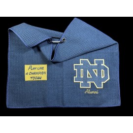 Unbranded Notre Dame Alumni Golf Towel (2 Sides)