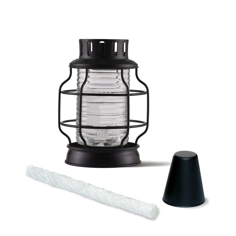 TIKI Tabletop Metal Torch Lanterns, 2-Pack – Stylish Outdoor Tabletop