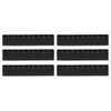 sourcing map 6pcs Screwdriver Bit Holder Organizer 82x9.5x16mm 10 Holes
