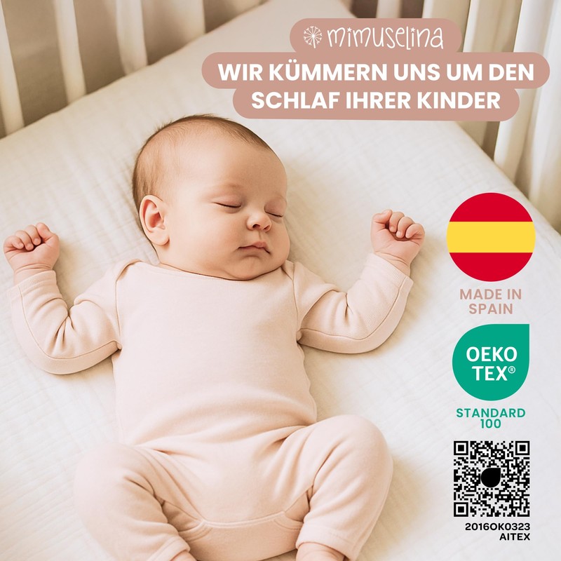 Fitted Sheet Pink / White 70 x 140 cm