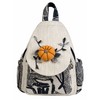 HUANGGUOSHU Boho and Hippie Small Canvas Backpack Purse for Women