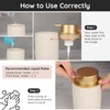 Segbeauty Foam Soap Dispenser Refillable, 10.8oz Ceramic Foaming Hand Wash