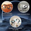 Fourmor Open-Ear Wireless Bluetooth Headset, Touch Color Screen, Bluetooth 5.4,