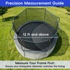 Trampoline Skirt,Suitable for 12ft and Larger Trampolines,Weather Resistant and Durable,Tool-Free
