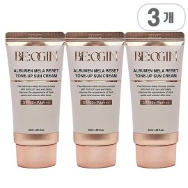 Biogene [Biogene] Biogene Albumin Melariset Tone-up Sun Cream 50ml 3 packs / [비오진] 비오진 알부민 멜라리셋 톤업 썬크림 50ml 3개