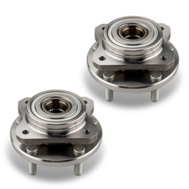 KAX 513123 Pair Front Wheel Hub Bearing Compatible with 1996-2007 Chrysler Town & Country,5 Lug