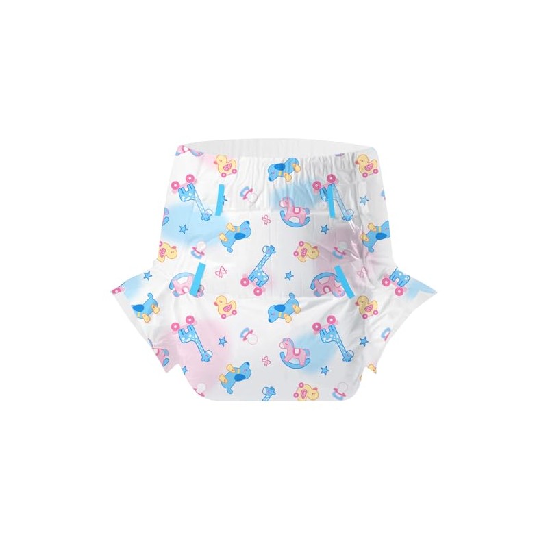CutiePlusU Adult Nappies, Pack of 2, Disposable Incontinence Briefs with