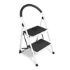 Jack Boss 2 Step Ladder, Folding Lightweight Step Stool with