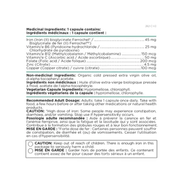 Platinum Naturals Platinum Naturals - EasyIron Extra Strength Capsules, 60 Vegan Liquid Caps - Enhanced Red Blood Cell Formation, Gentle on the Stomach - Iron Bisglycinate with B6 & B12 Vitamins, Ideal for Men & Women