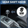 INFINAUTO Skull Shift Knob, 7cm Universal for Automatic and Manual