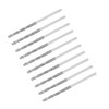 sourcing map Spiral Drill Bits High-Speed Steel HSS 1.2 mm