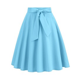 KEERADS Karneval Kostüm Damen Damen-Tüllrock, Rüschen, mehrschichtig, Netzstoff, A-Linie, Tier-Tutu, Abschlussball, Hochzeit, Lange Tüllröcke Feen Kostüm Damen (Blue, XXL)