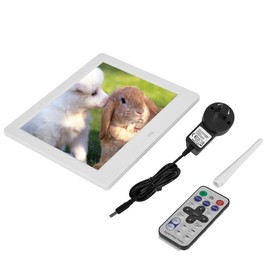 8 Inch 16:9 800*600 HD Digital Photo Album Frame Video Music Player (White )