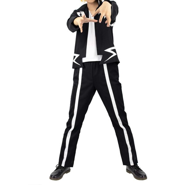 C-ZOFEK Mens Denki Cosplay Costume Hero Suit (Medium)