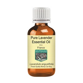 Devprayag Pure Lavender Essential Oil (Lavandula angustifolia) (Made in France) Natural Therapeutic Grade Steam Distilled 100ml (3.38 oz)