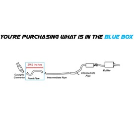 Northeastern Exhaust Stainless Steel Direct Fit Front Pipe fits: 2012-2015 Honda Civic 1.8L 2012-2014 Honda Civic 1.5L