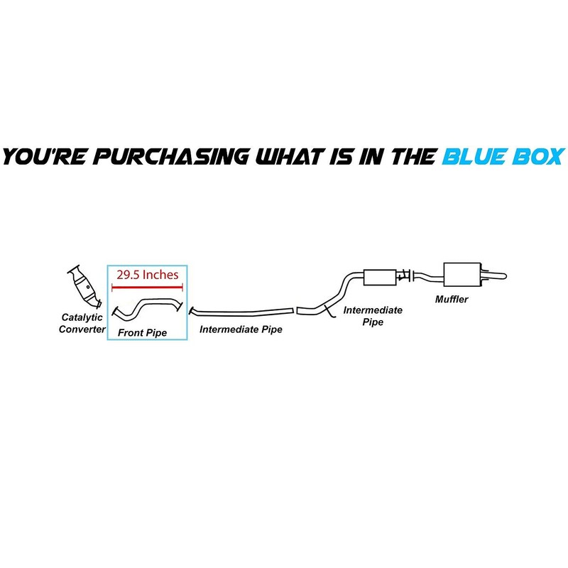 Northeastern Exhaust Stainless Steel Direct Fit Front Pipe fits: 2012-2015
