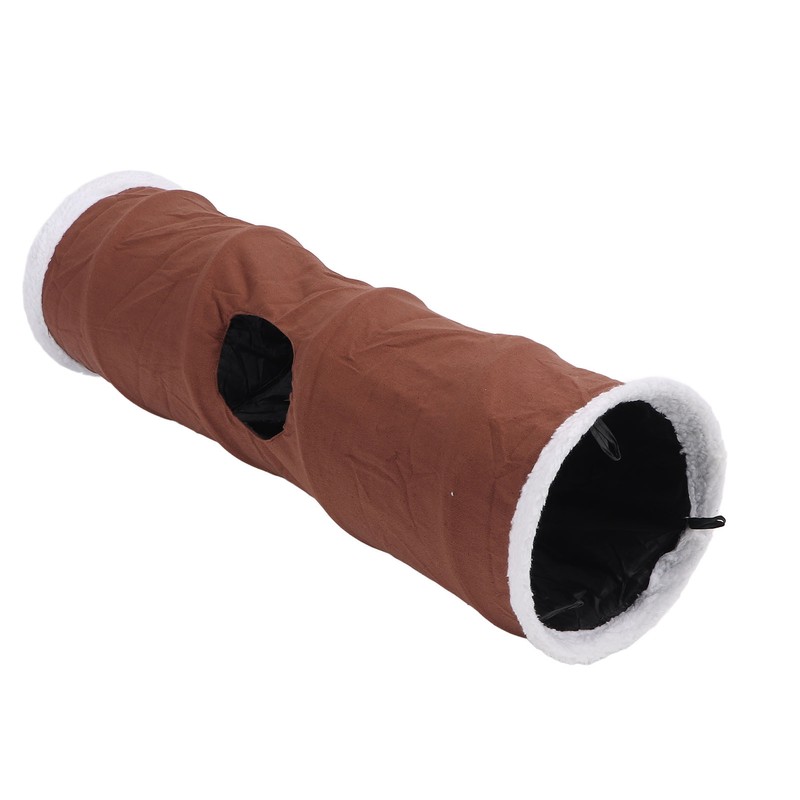 Foldable Cat Tunnel with Hanging Ball Interactive Fun Durable Collapsible