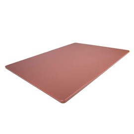 Professional Plastic Cutting Board, HDPE Poly for Restaurants, Dishwasher Safe and BPA Free, 24 x 18 x 0.5 Inches, Brown