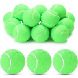 16 Pieces Precut Tennis Balls for Chairs Tennis Ball Chairs Foot Covers Tennis Balls for Furniture Leg for Classroom Floor Protection Chair Desk Legs Coverings (Light Green)