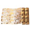 Mardatt 2Pcs Glitter Metallic Table Runner, 11in x 9Ft Thin