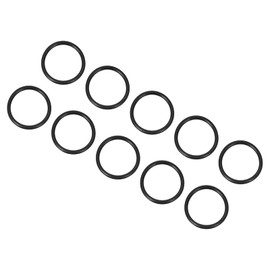 QUARKZMAN Nitrile Rubber O Sealing Ring for Sealing Repair 28 mm x 23 mm x 2.5 mm for Tap Plumbers Repair Seal Connection, Black Pack of 10