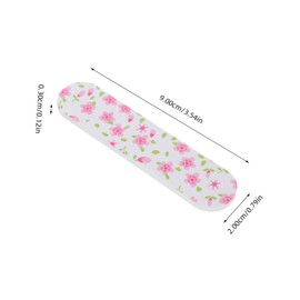 minkissy 40pcs Colored Nail File Press Nails Pedicure Kit Boards for Natural Nails Cuticle Press Nail Stand Hair Clippers Nail Files Nail Kits Nail Clippers Gel Nail Stickers Dry Sponge