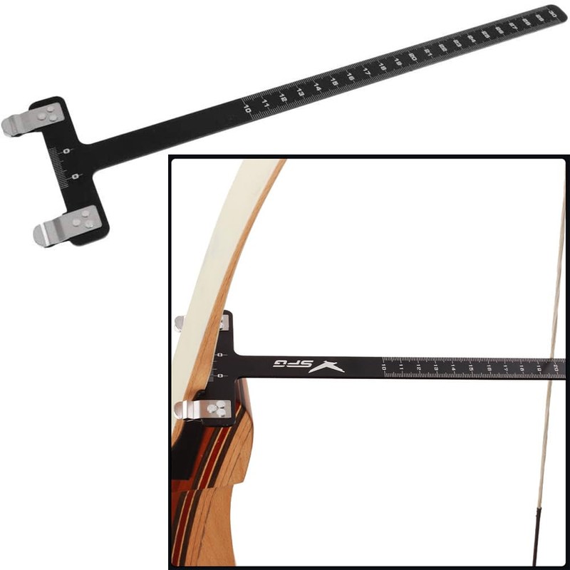 POFET 32.6cm Pro Archery T Ruler Bow Square For Recurve