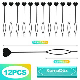 KornaDoz 12 Pcs Quick Hair Beader Tool & Bead Threader Kit for Braids, Flexible Hair Loop Styling Tool for Ponytails, Hair Accessories for Kids & Girls