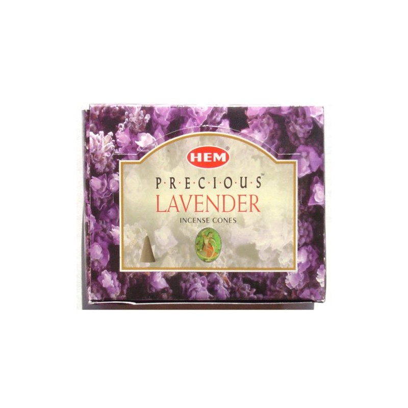 Precious Lavender Incense Cone - 10 cones plus burner per