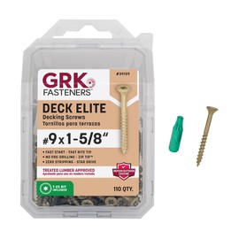 GRK 39159#9 x 1-5/8 in. Deck Elite Screws 110-Count