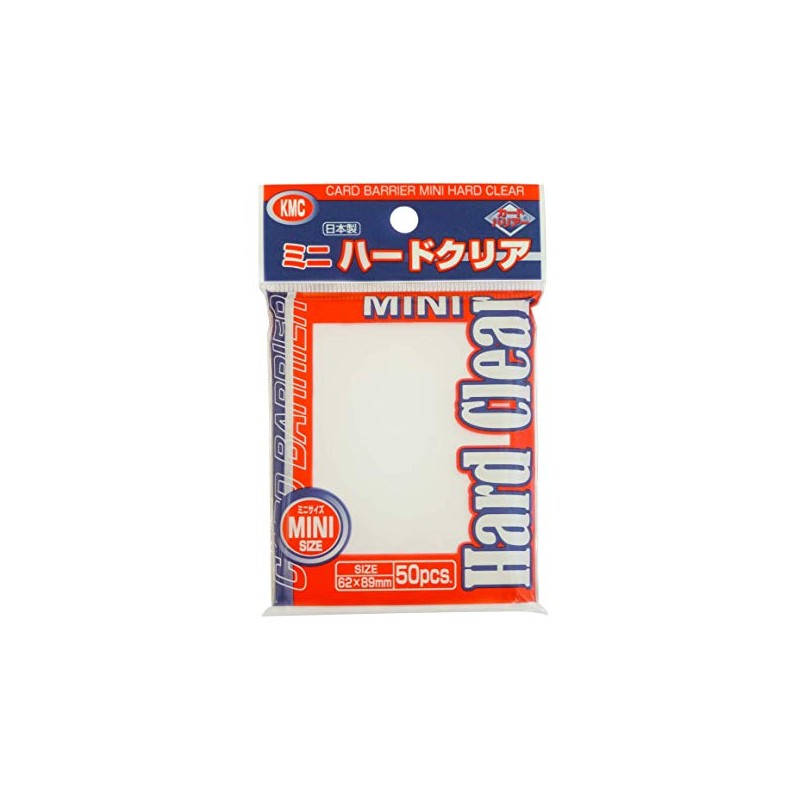 Sleeves Set of 3 KMC Card Barrier Mini Hard Clear