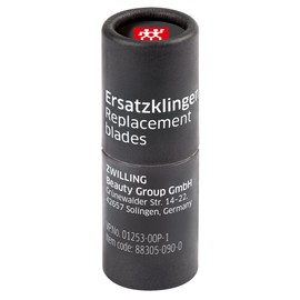 Zwilling Replacement Blades for Facial Hair Razors (Stainless Steel, Extra Sharp and Precise, Refill), Premium, Pack of 4