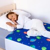 Potty training bed pad with tucks, mattress protector for 100%