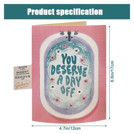 Mother'S Day Card,Greeting Card for Mother's Day,Blank Message Card Greeting Card for Mother's Day,Unique Decorative Celebrating Cards for Mother (Mother'S Day Card)