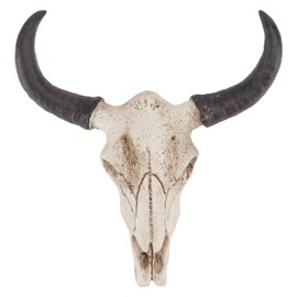 IMIKEYA Bull Head Skull Wall Hanging Art Southwestern Cow Steer Skull Nordic Style Wall Hanging Artwork Ornament Room Wall Decorations