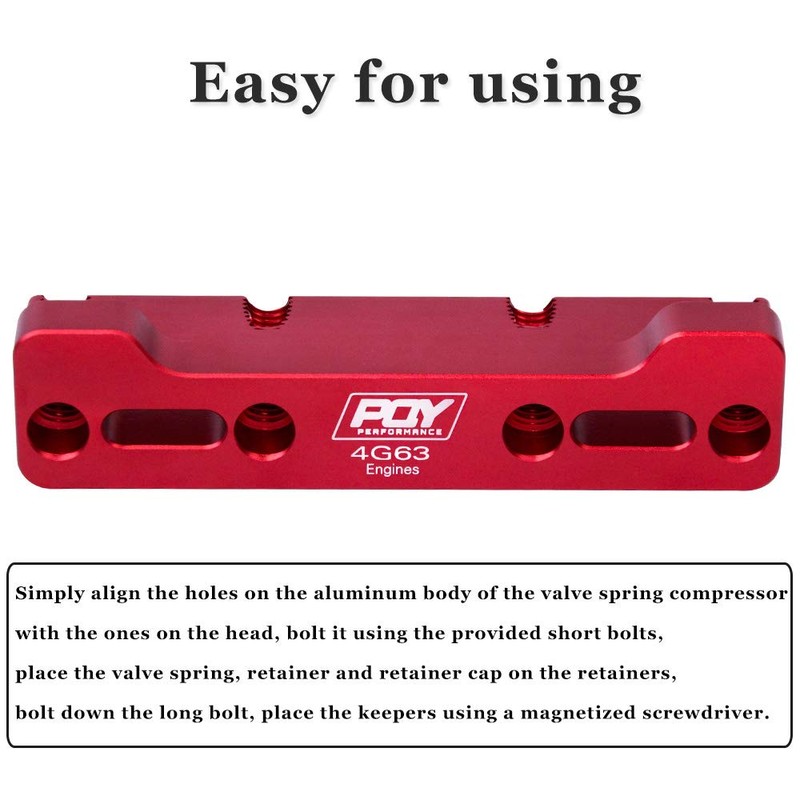 PQY Aluminum Valve Spring Compressor Tool Removal Compatible with Mitsubishi