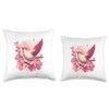 Mejiro's Sakura Ballet: A Dance of Blossoms Throw Pillow