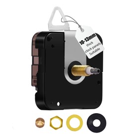 DEEWISH Reloj de pared grande 12888 de reemplazo de movimiento, piezas de reloj de par alto eje I, mecanismo de reloj de cuarzo funciona con pilas, reloj de pared gigante reparación de motor DIY