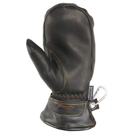 Wells Lamont - 7668LK Men's Black HydraHyde Leather Winter Mittens, Waterproof Insert, Large ( 7668K)