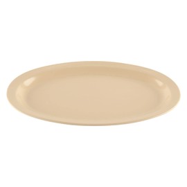 G.E.T. OP-612-T Melamine Oval Serving Platter, 11.75" x 8.25", Tan (Set of 12)