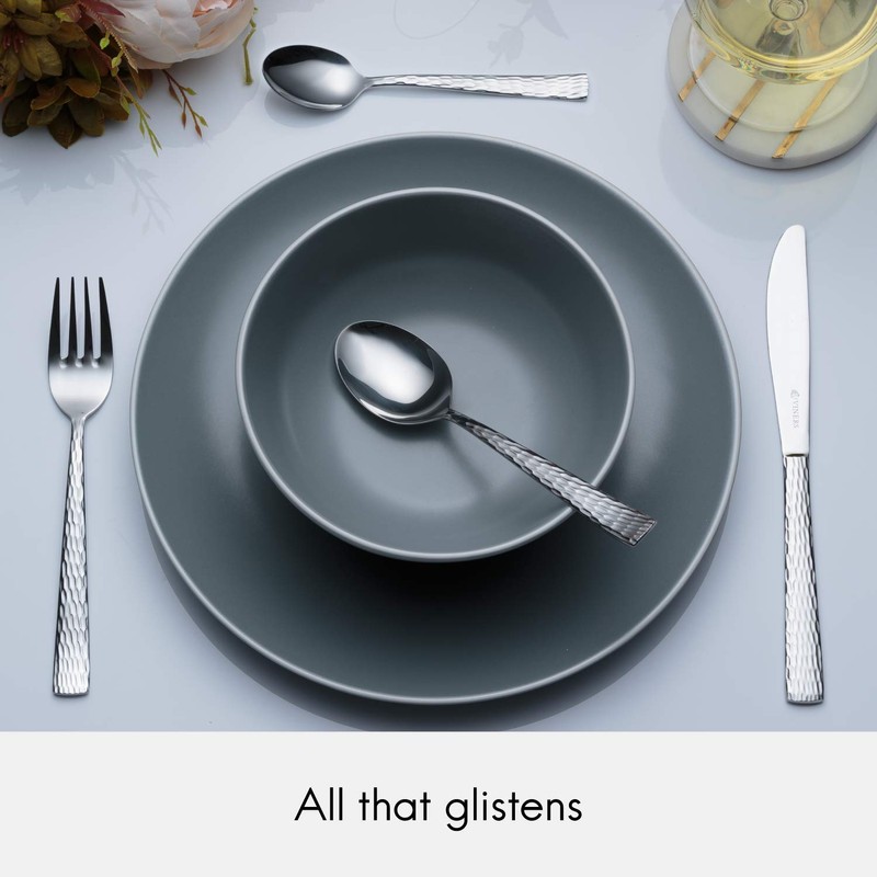 Viners Everyday Glisten 16 Piece 18/0 Silver Stainless Steel Cutlery