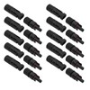 10 Sets Solar Panel Connector IP67 Waterproof Photovoltaic Cable Male