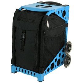 ZUCA Bag Stealth Insert & Blue Frame w/Flashing Wheels