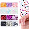 Nail Glitter Sequins - Shining Fingernail Parts - Waterproof Heart-Shape