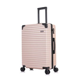 DUKAP TOUR Luggage With Ergonomic GEL Handle| Spacious Traveling Suitcase, Travel Suitcase with TSA Combination Lock | 24 Inch Medium Lightweight Spinner Luggage | Champagne