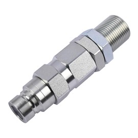 Getfarway AT312877 Hydraulic Quick-Connect Coupler Compatible With John Deere 332 326D 280 332D 325 333D 270 328 328D 260 Replace KV13884